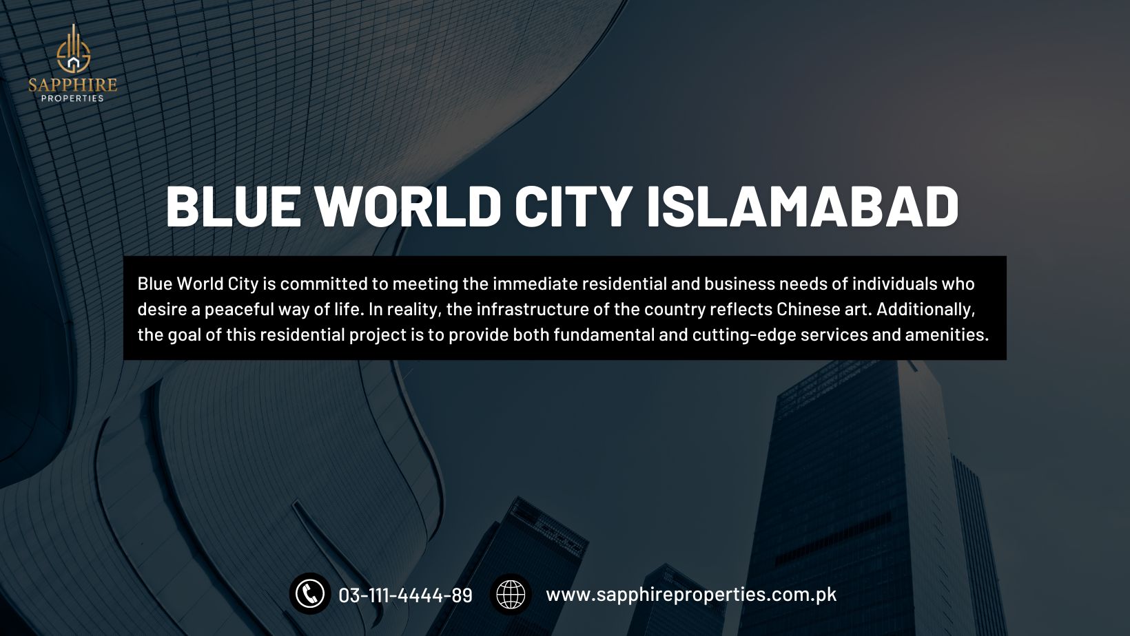 7 Benefits Of Investing In Blue World City Islamabad
